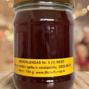 2025 daugiažiedis medus N3 700 g (0,5L)