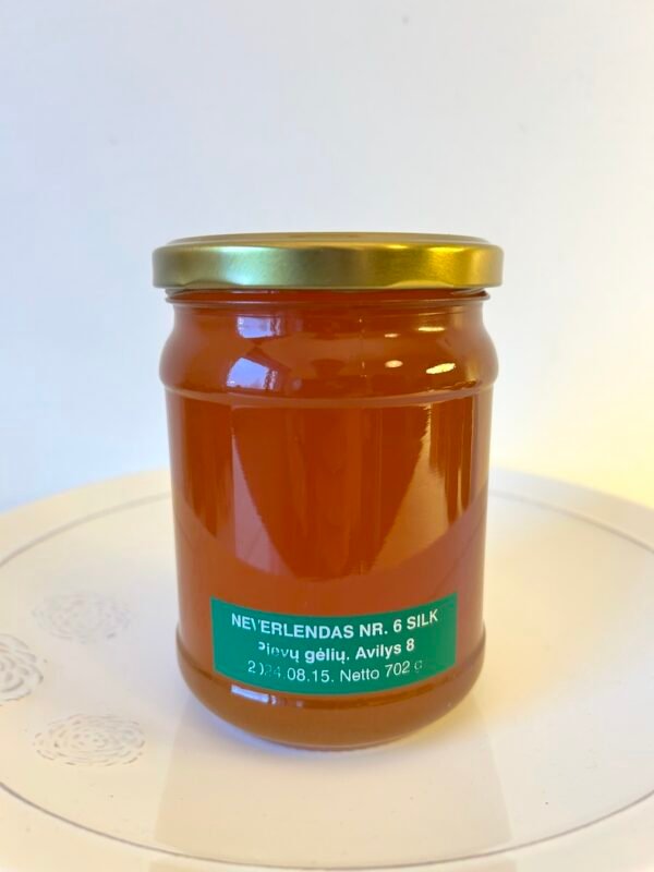 Švelnus vidurvasario medus N6 SILK, 700 g (0,5 L)